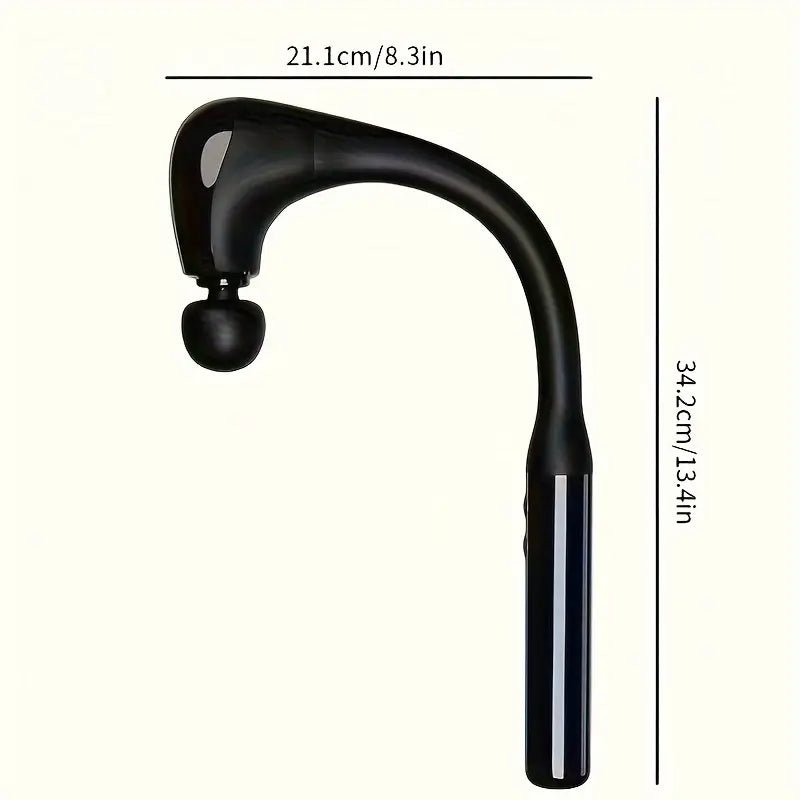 NNETM 1pc High-Powered Fascia Gun Massage Tool-Black