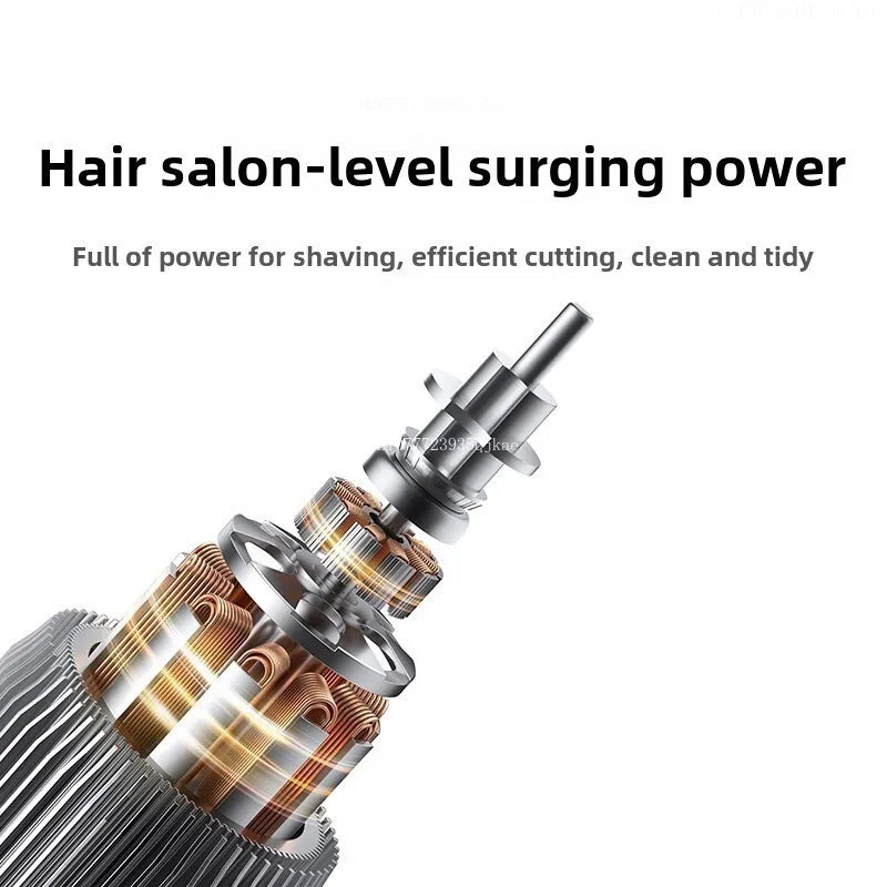 NNEOBA 2 in 1 Electric Hair Clipper & Shaver Wireless Barber Trimmer for Men Grey